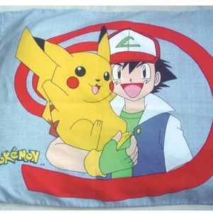 Vintage 90’s Pokémon Pikachu pair pillow case